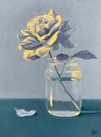 Rose in Grey and Gold